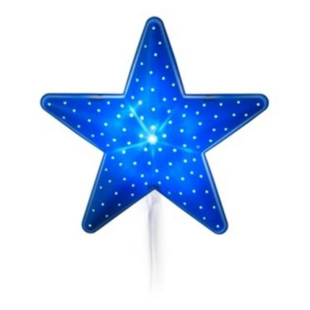 IKEA SMILA Stjarna Blue Star Light Wall Mounted Night Light Lamp